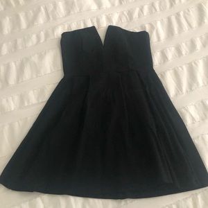 Strapless Black Dress Lulus